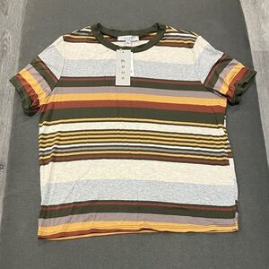 Gaze Multicolor Striped Tee